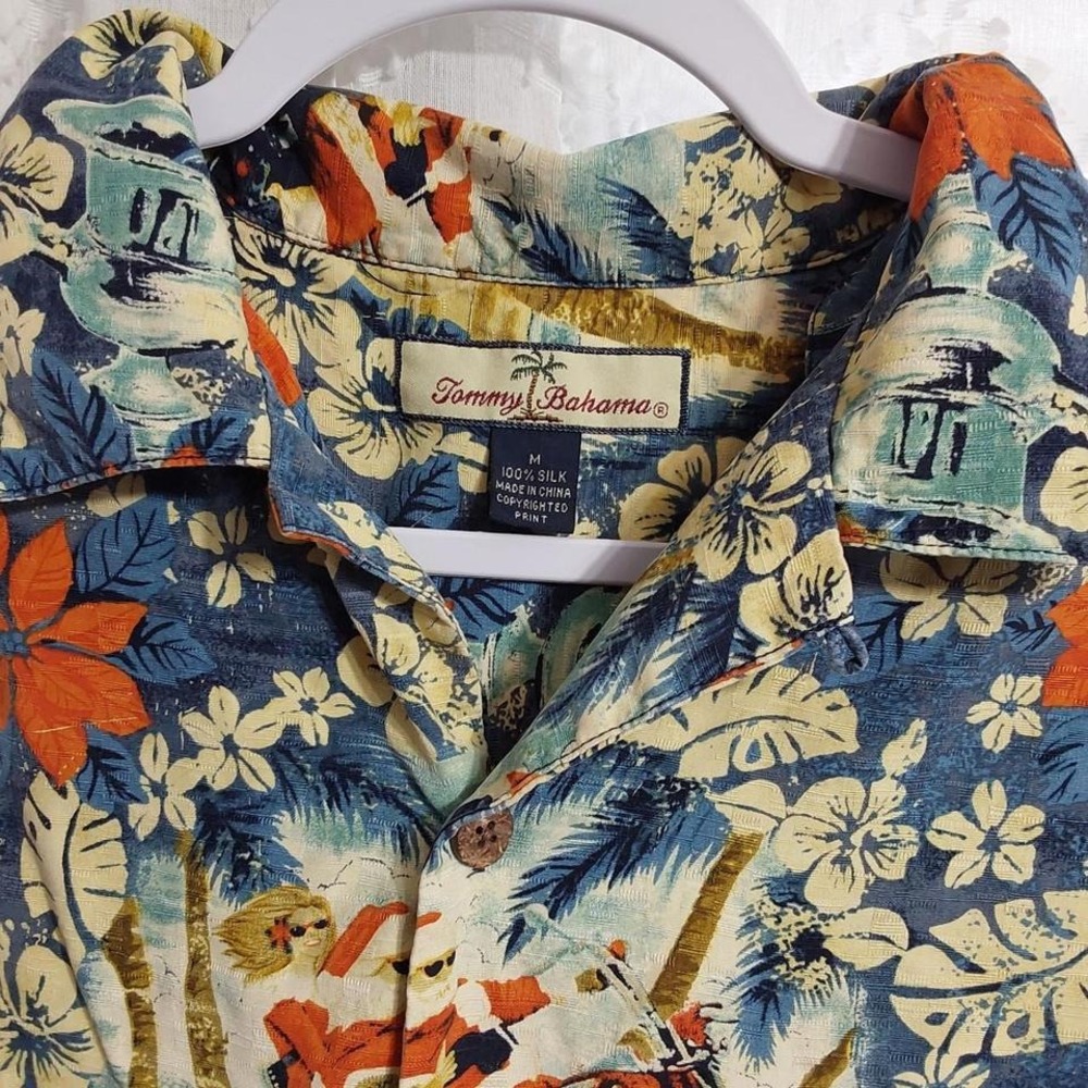 Tommy Bahama Hawaiian shirt‎ 100% pure silk